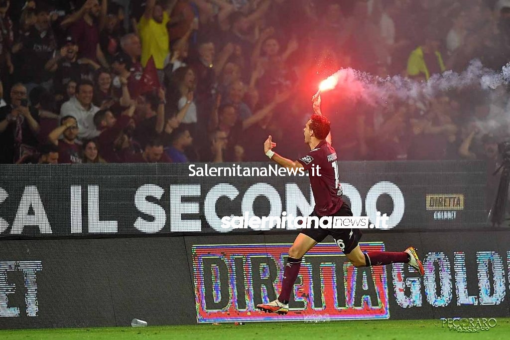 Salernitana Udinese festa finale 3