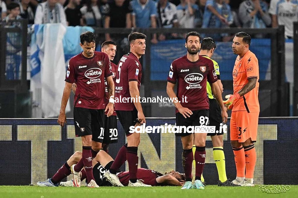 Lazio Salernitana infortunio gyomber 2